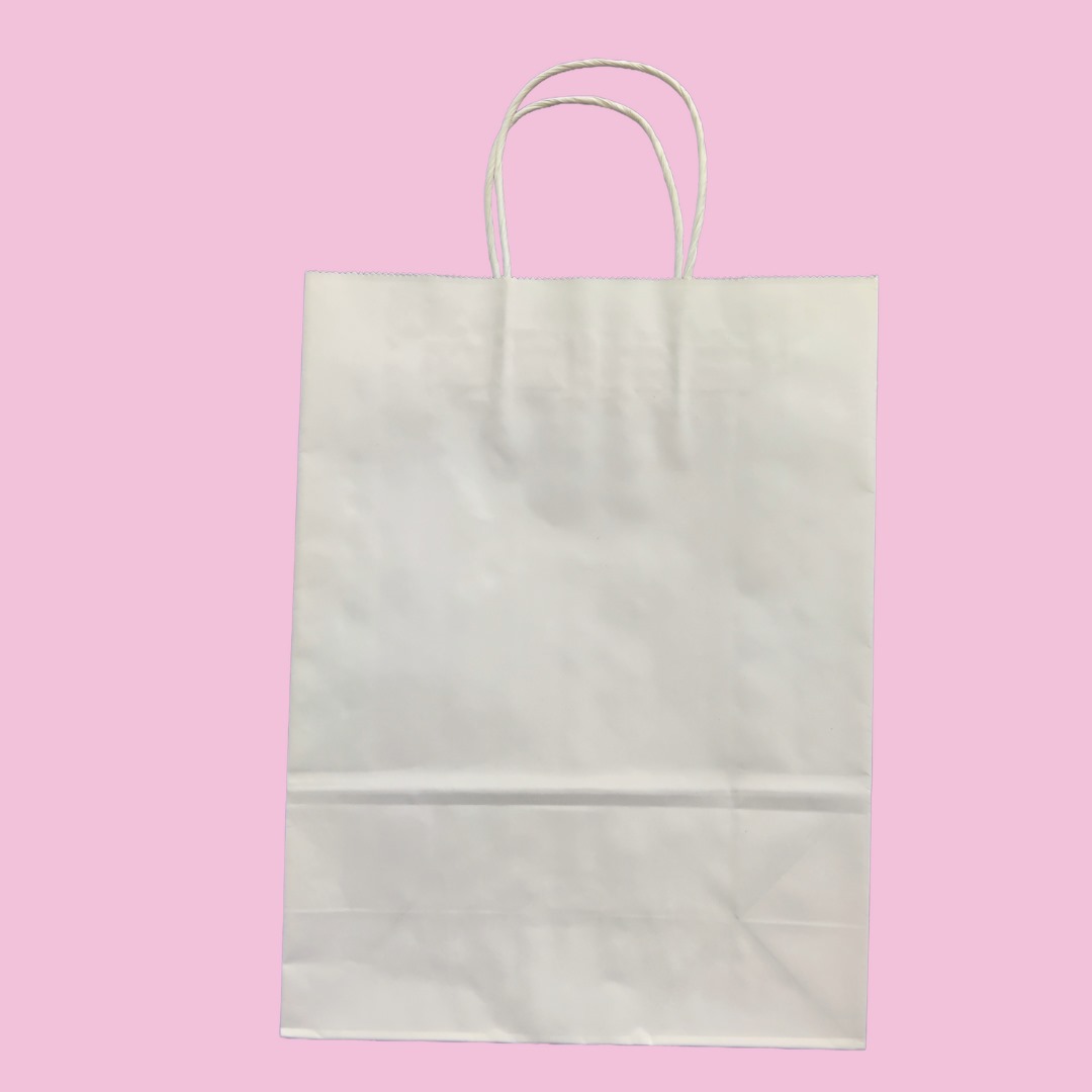 white paper bags white paper bags